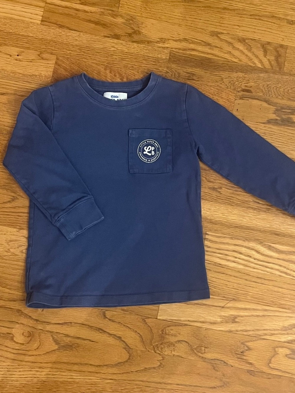 Little Paper Boat Kids Boys Long Sleeve T-Shirt Sz 6yr